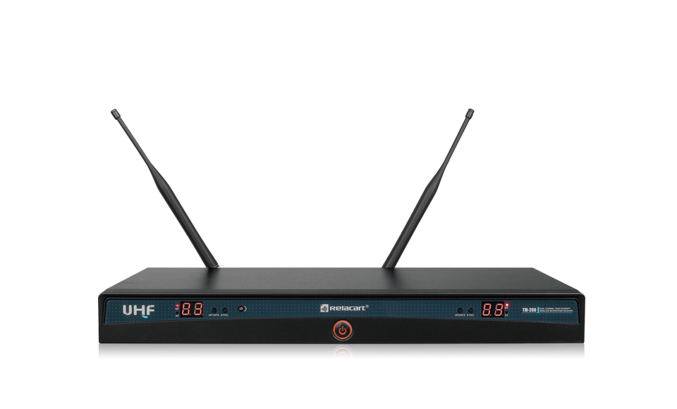 TM-200双通道真分集无线麦克风系统主机